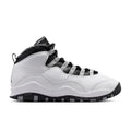 Air Jordan 10 Retro 'Steel' (GS) - White/Black/Light Steel Grey/Dark Powder Blue