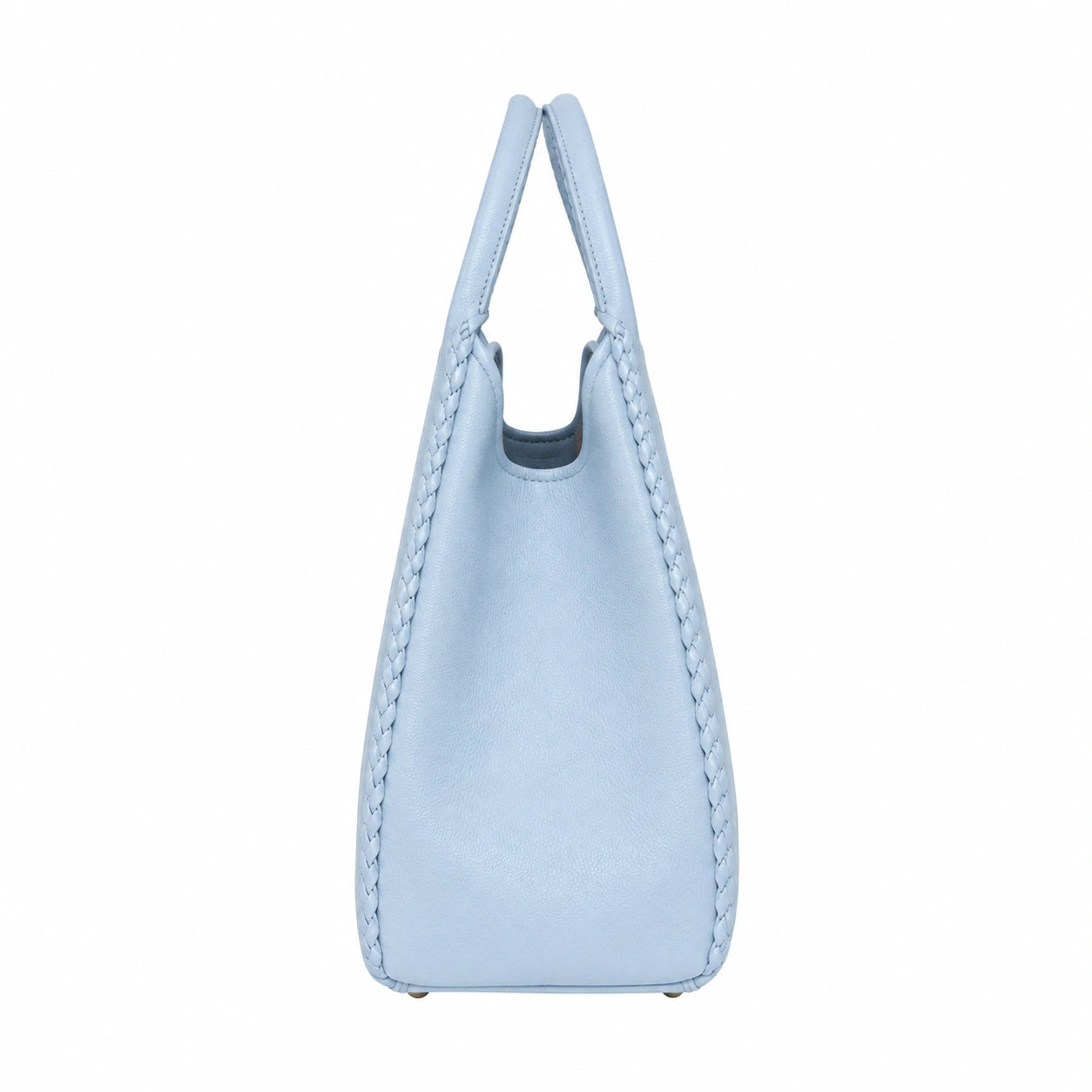 Bagzor Light Blue Braided Shoulder Handbag