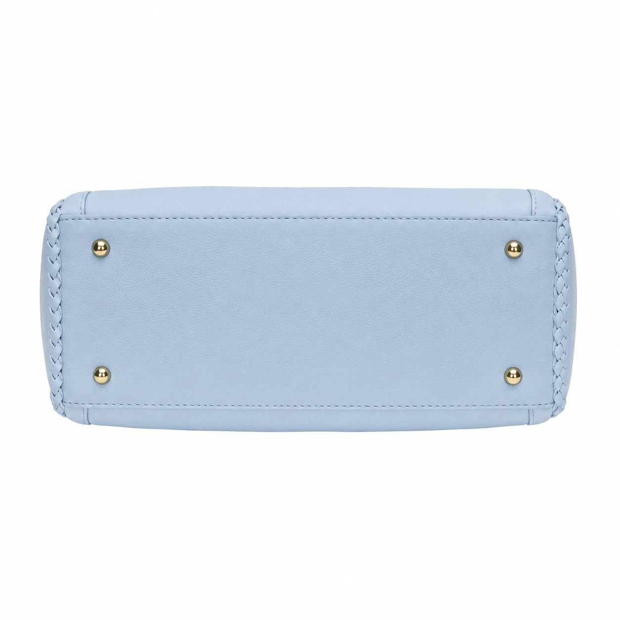 Bagzor Light Blue Braided Shoulder Handbag