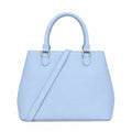Bagzor Light Blue Structured Satchel Handbag