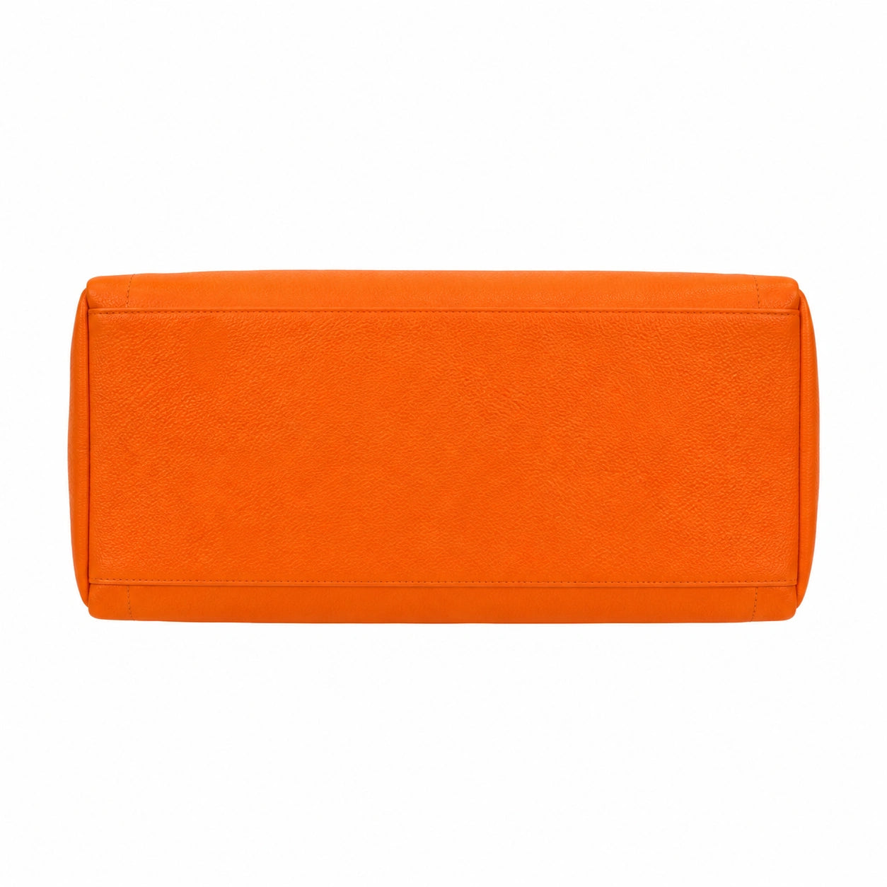 Bagzor Orange Structured Tote Handbag