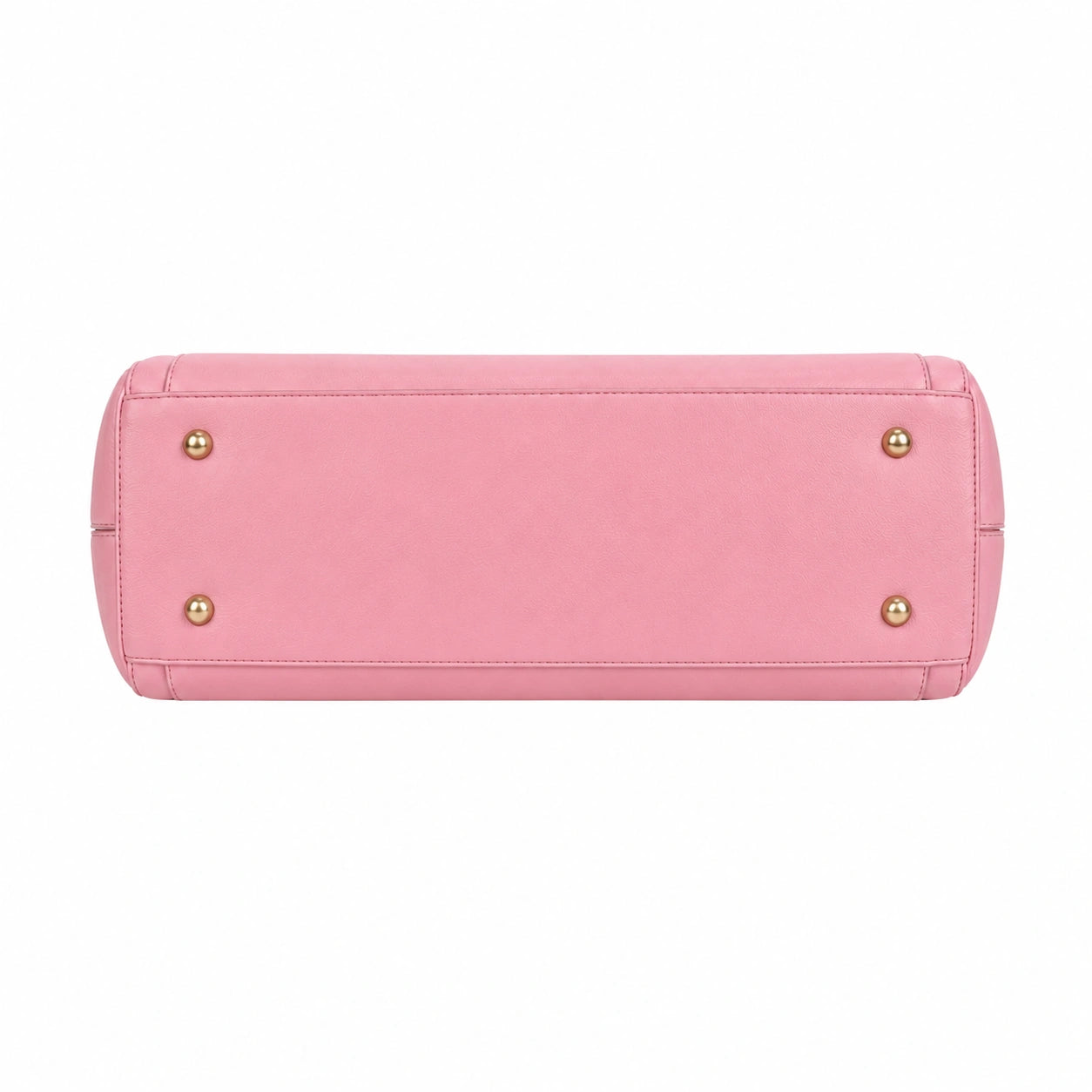 Bagzor Pink Faux Leather Tote Shoulder Bag