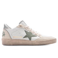 Women's Ball Star - White/Green/Silver