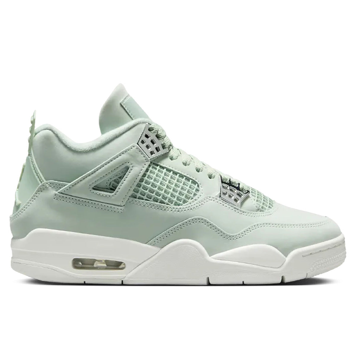 Women's Air Jordan 4 Retro 'Abundance'- Seafoam/Sail/Metallic Silver